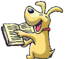 dog reads